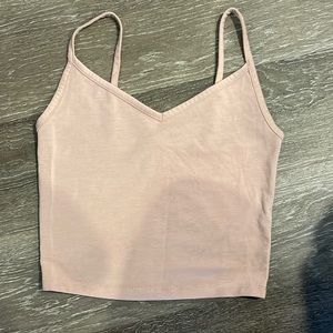Forever 21 Blush cropped tank top